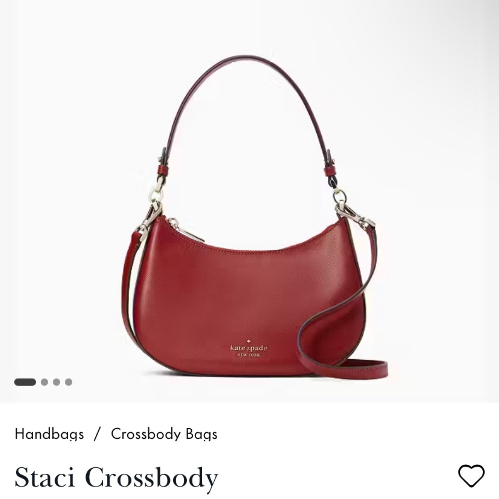 Kate Spade - Staci Crossbody Bag in Red (new with tags)